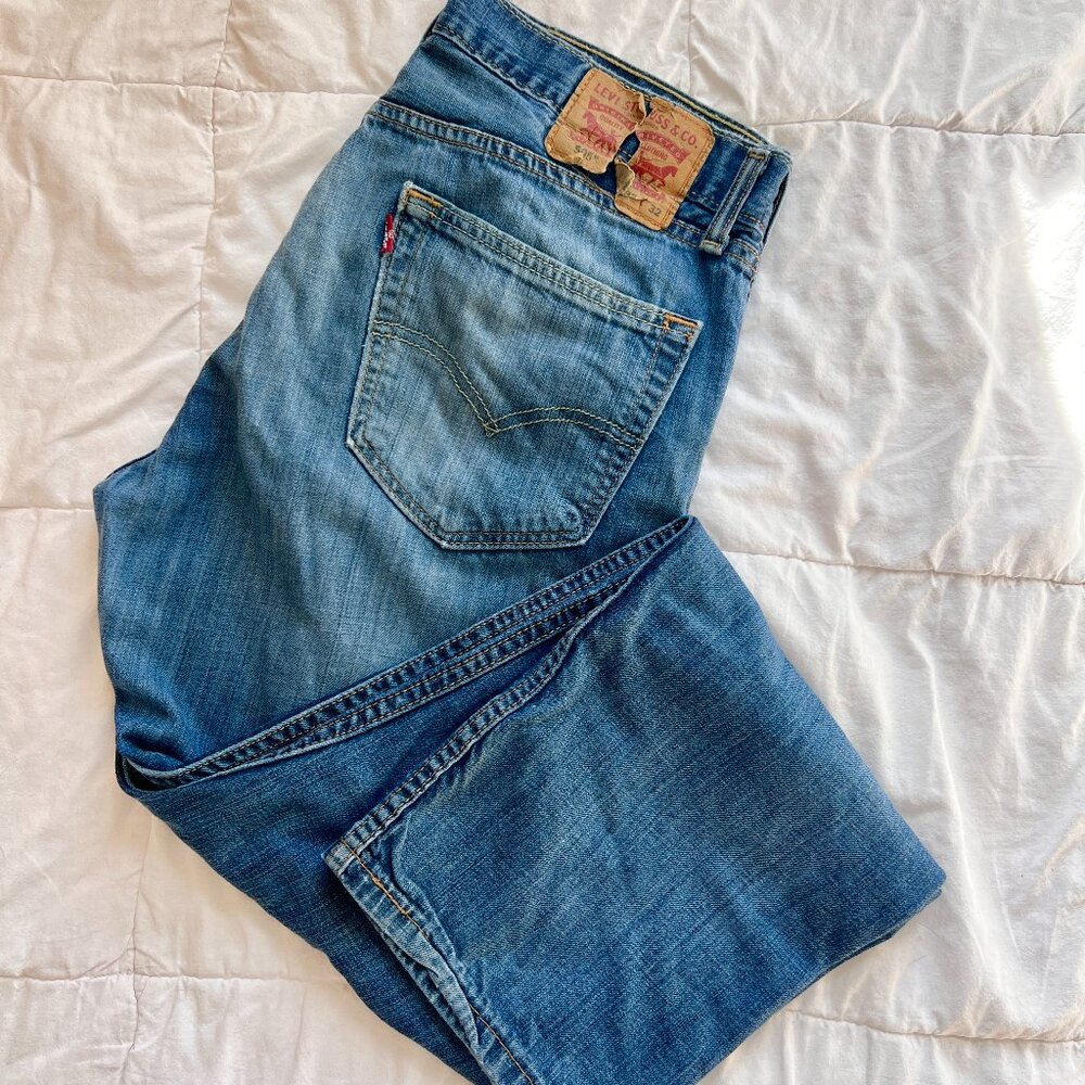 Vintage 1990s Levi’s 505 Straight Leg Jeans, Red Tab